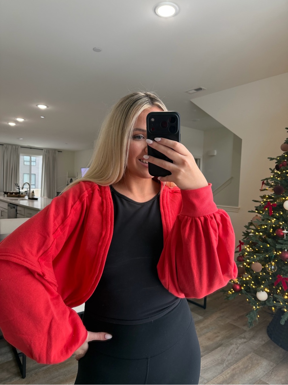 Ayla red bolero shrug nwt - Picture 13 of 16
